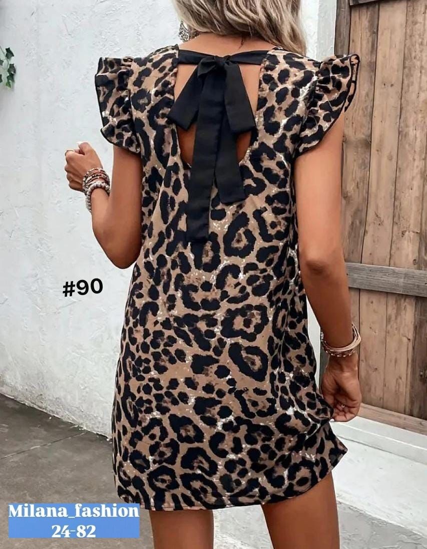 женское платье с леопардовым принтом,мини-платье с леопардовым принтом коричневый,платье мини с леопардовым принтом,платье с леопардовым принтом,платье леопард