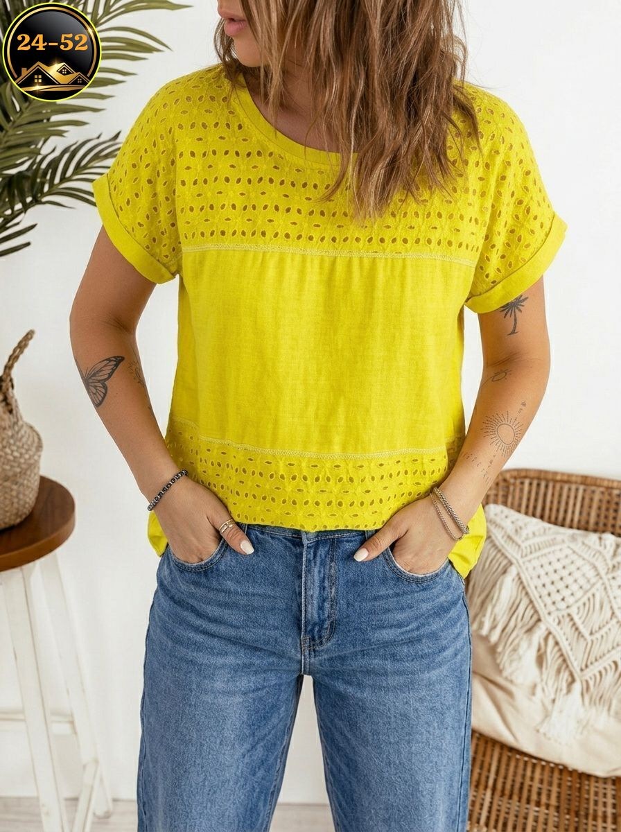 блузка с круглым вырезом,летняя блузка,блуза с короткими рукавами,женская блузка,блузка повседневная