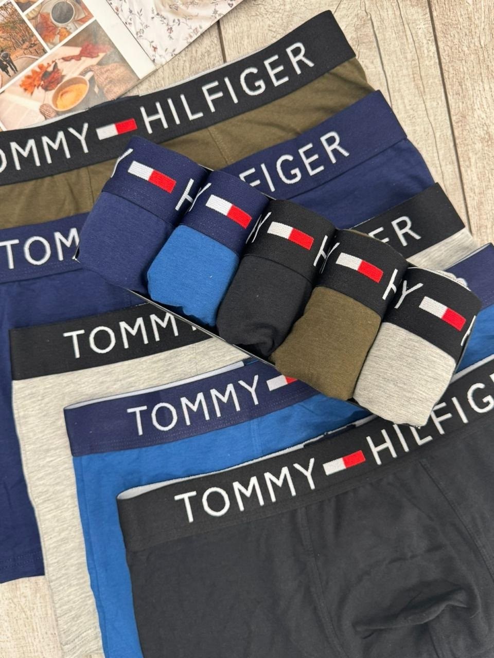 tommy hilfiger трусы мужские,набор мужских трусов tommy hilfiger,мужские трусы томми хилфигер набор 5 шт,мужской набор трусов,комплект трусов мужские боксеры
