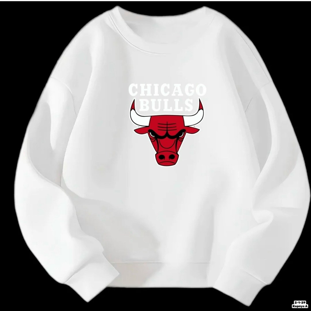 детский свитшот,свитшот chicago,свитшот принт,свитшот хлопок chicago bulls,толстовка хлопок chicago bulls