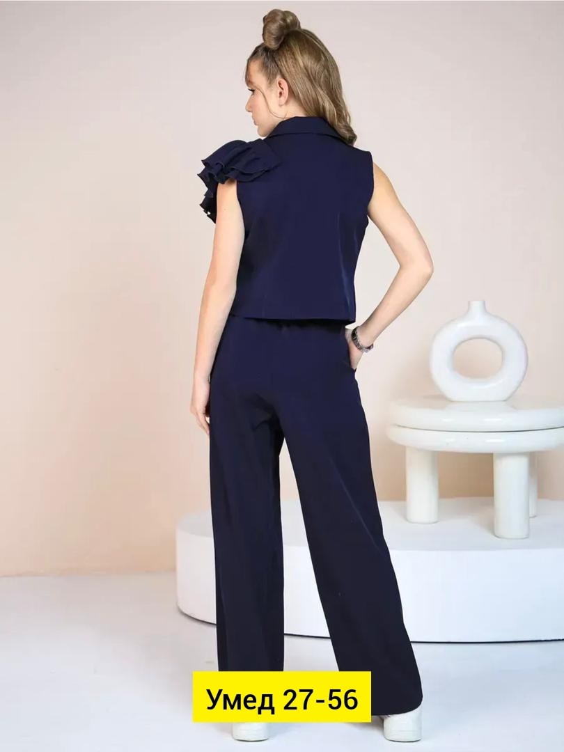 школьный брючный костюм,брючный костюм для девочек,костюм брючный на девочку школьный,костюм школьный брючный с жилетом jutetti,брючный костюм