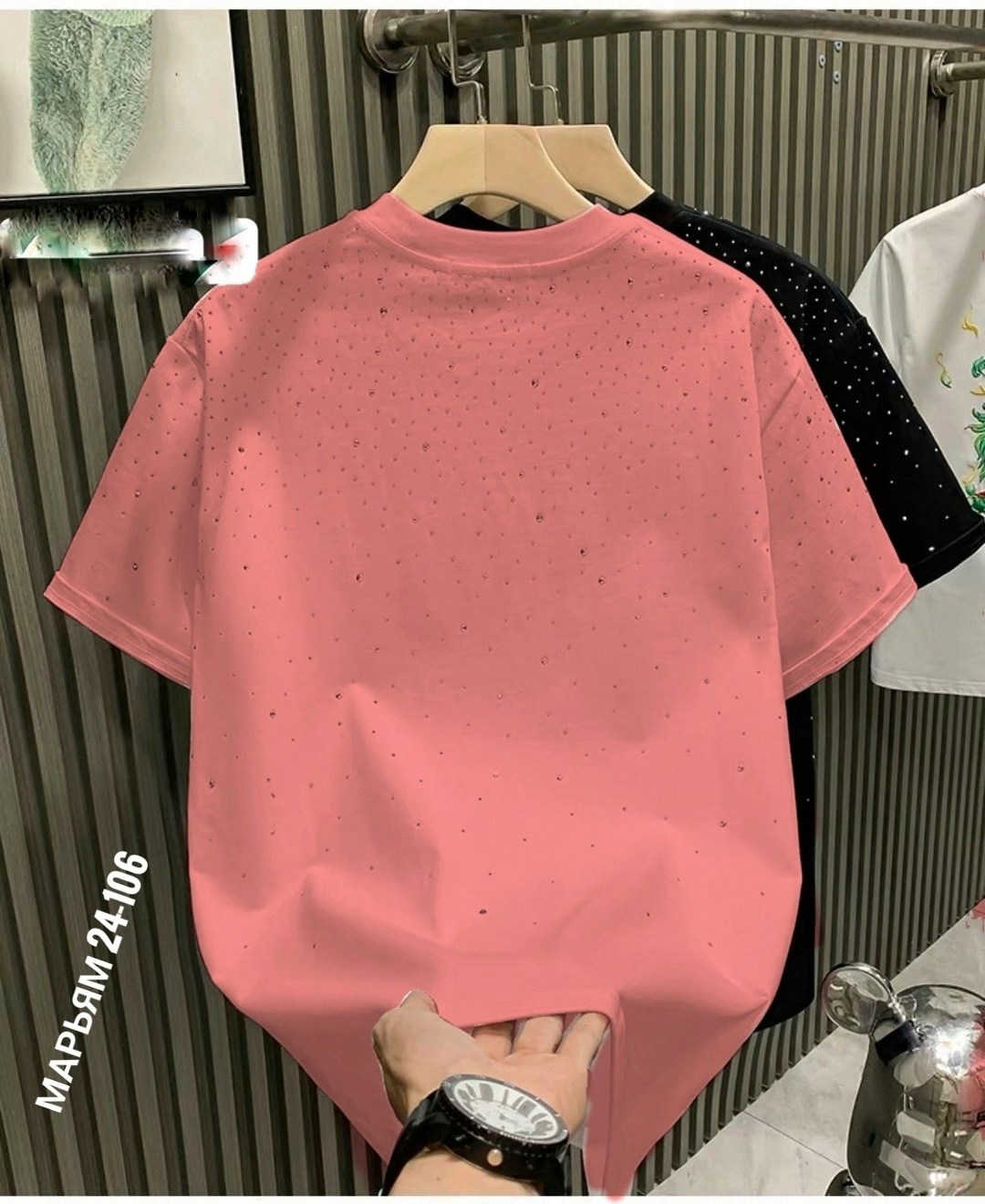 мужские футболки с заклепками,мужская футболка с коротким рукавом,мужские футболки со стразами,мужская футболка со стразами и заклепками