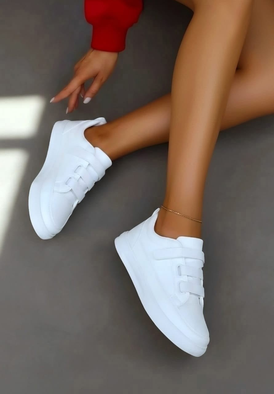 ,белые кроссовки,кроссовки женскиe,кроссовки на липучках женские,женские белые кроссовки
