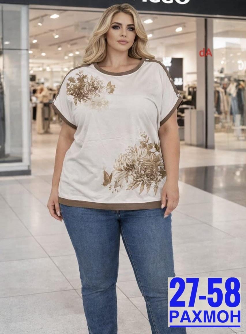 женская футболка больших размеров,женская футболка,футболки большие размеры,блуза,элегантная женская футболка