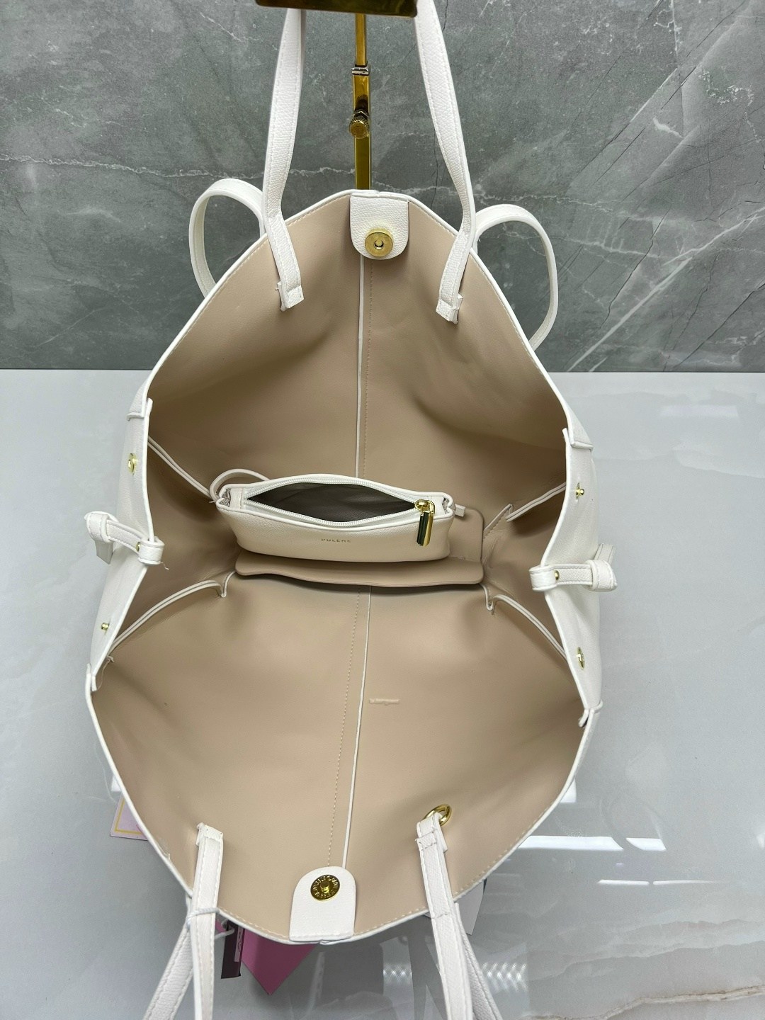 сумка женская polene cyme mini черная с ручками,сумка polene,сумка,женская сумка,polene сумка на плечо