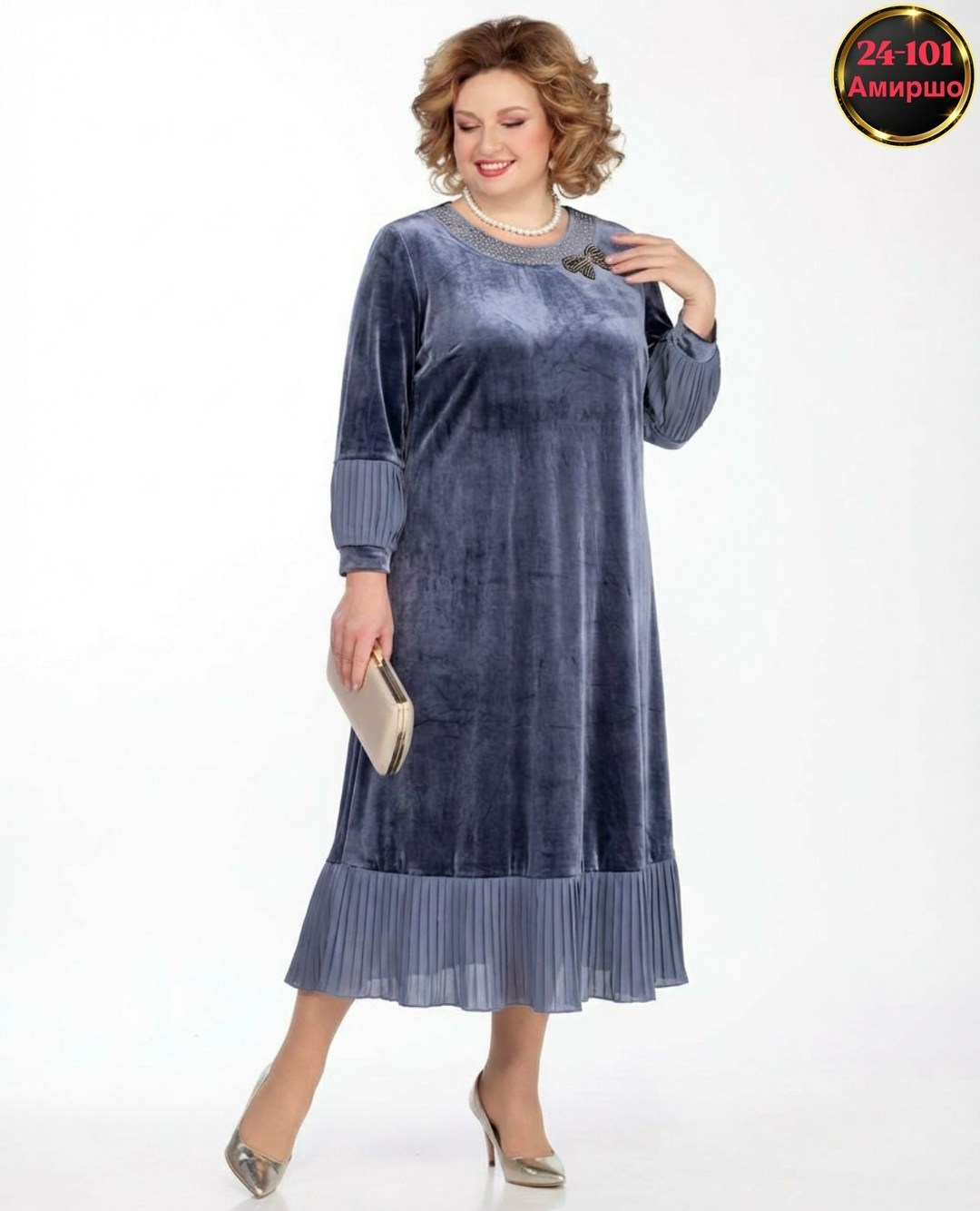 нарядное платье,платье женской,женские платья больших размеров,платье из велюра для полных,платья велюр