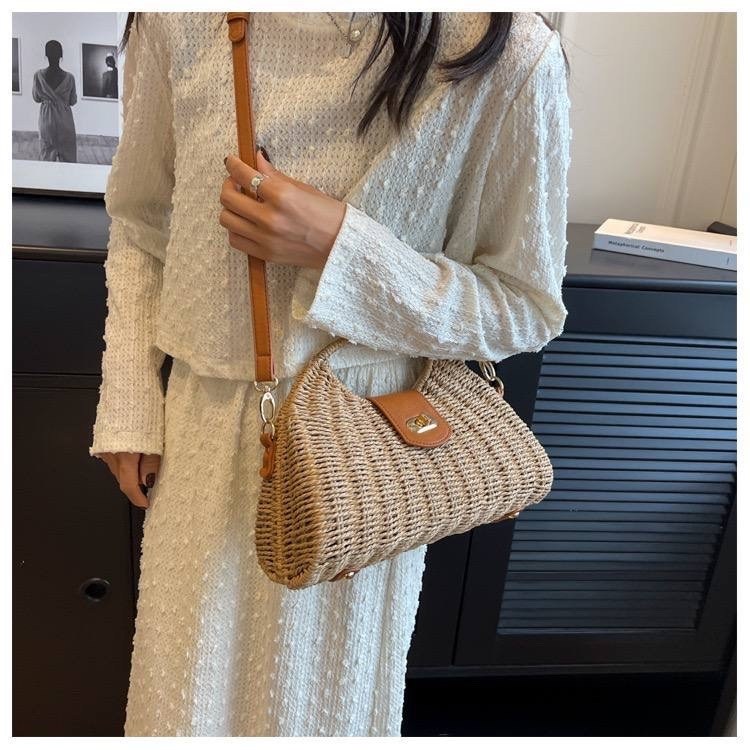 женская соломенная сумка,сумка лето 2026 широкая соломенная,соломенная сумка,сумки плетеная,ручная плетеная сумка