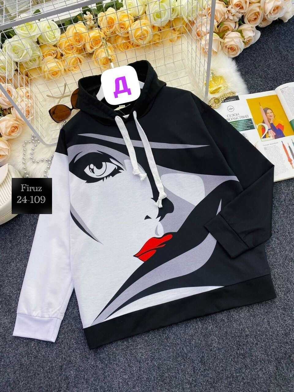 женская толстовка,свитшот женский,кофта трикотаж,толстовка с копюшонами,модная толстовка