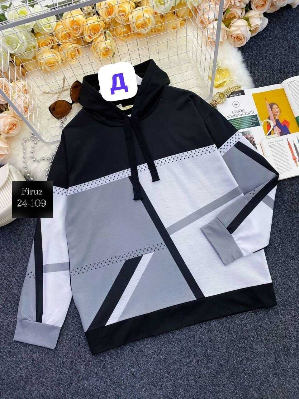 женская толстовка,свитшот женский,кофта трикотаж,толстовка с копюшонами,модная толстовка