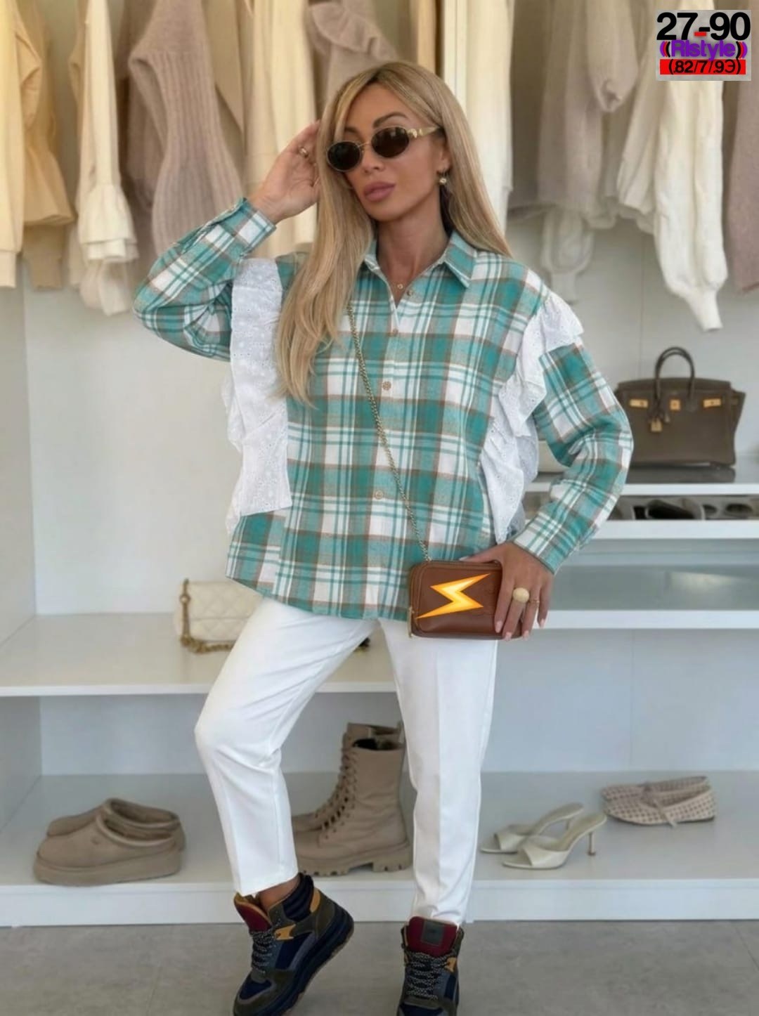 рубашка женская,женская рубашка в клетку,рубашка в клетку,стильная рубашка,блузка в клетку