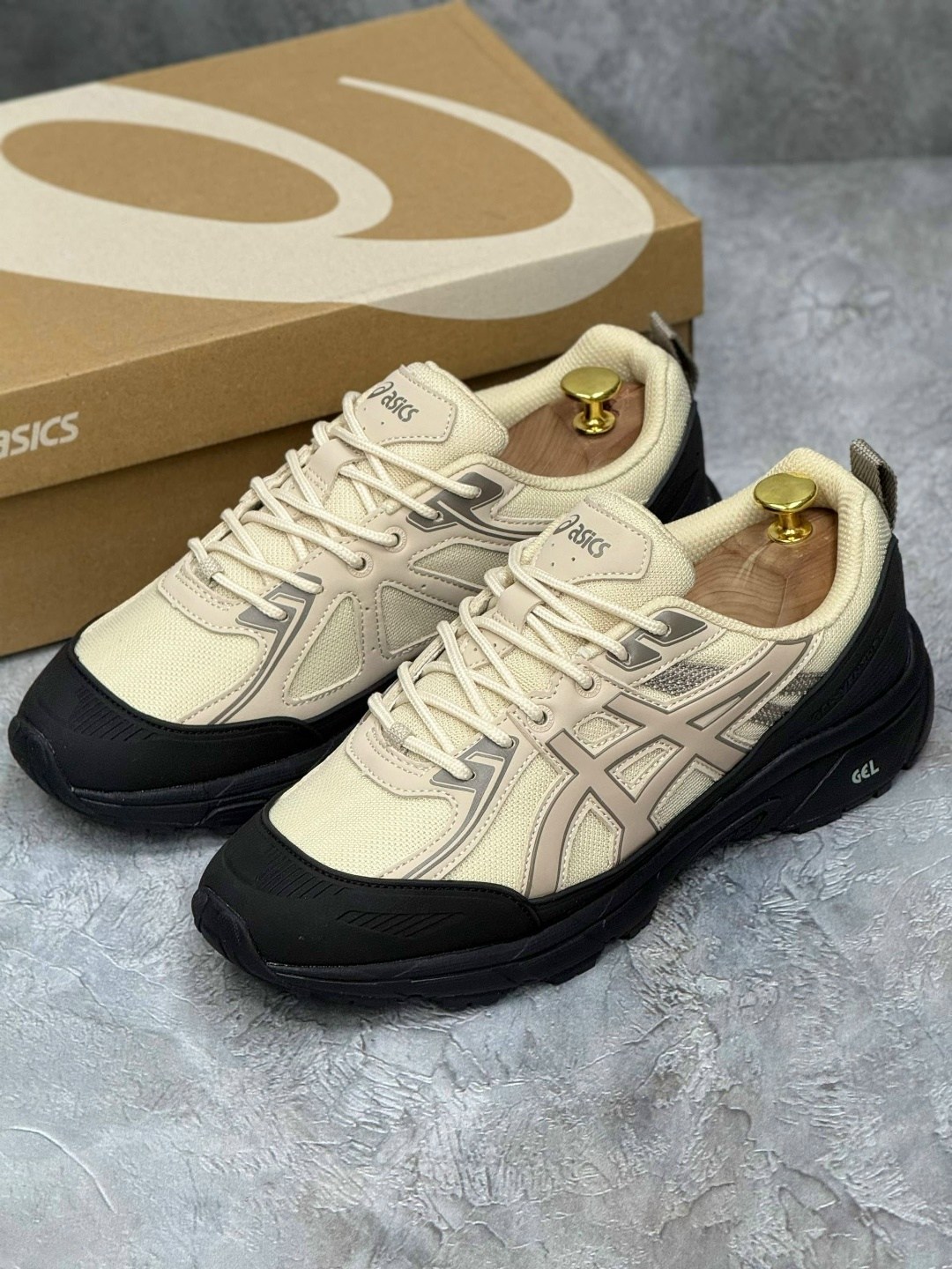 кроссовки gel-venture 6 shield asics бежевый,кроссовки asics gel-venture 6,asics gel venture 6,кроссовки asics,мужские кроссовки asics