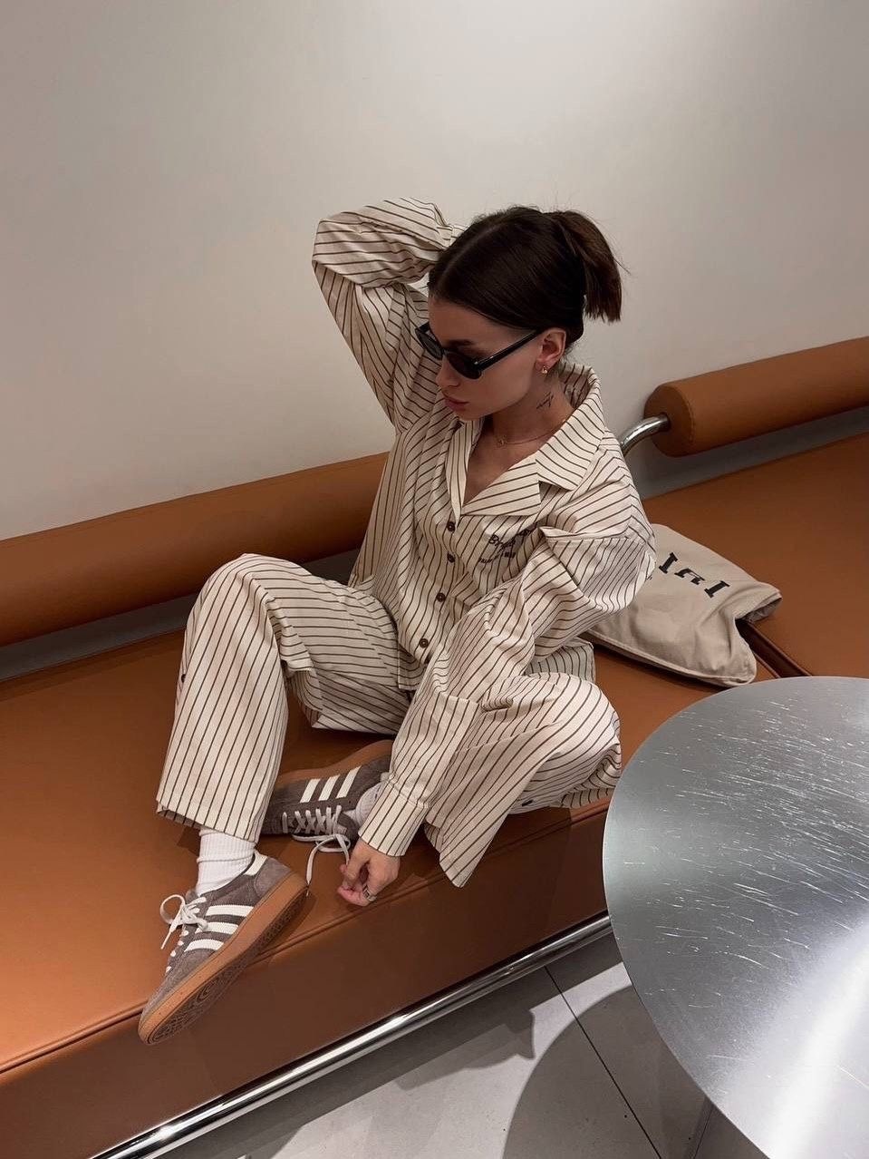 повседневный костюм,женский брючный костюм,костюм с брюками палаццо,брючный комплект