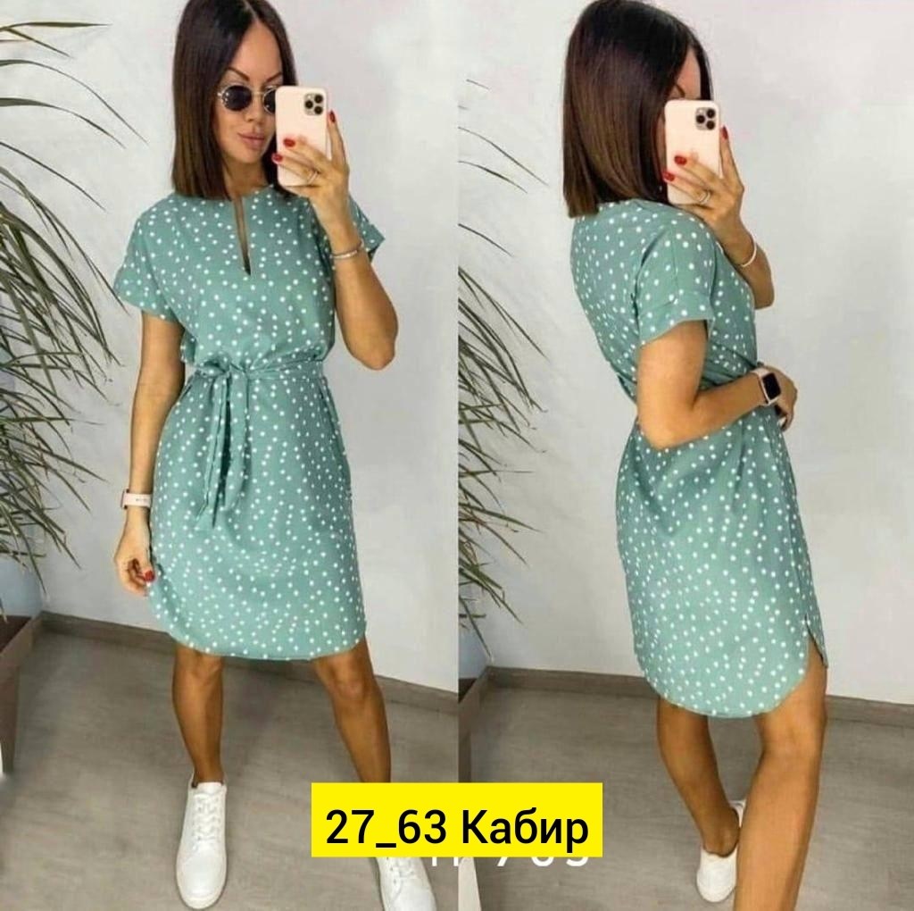 платья из софта для женщин,платье летнее,платье женской,платья,летнее платье в горошек