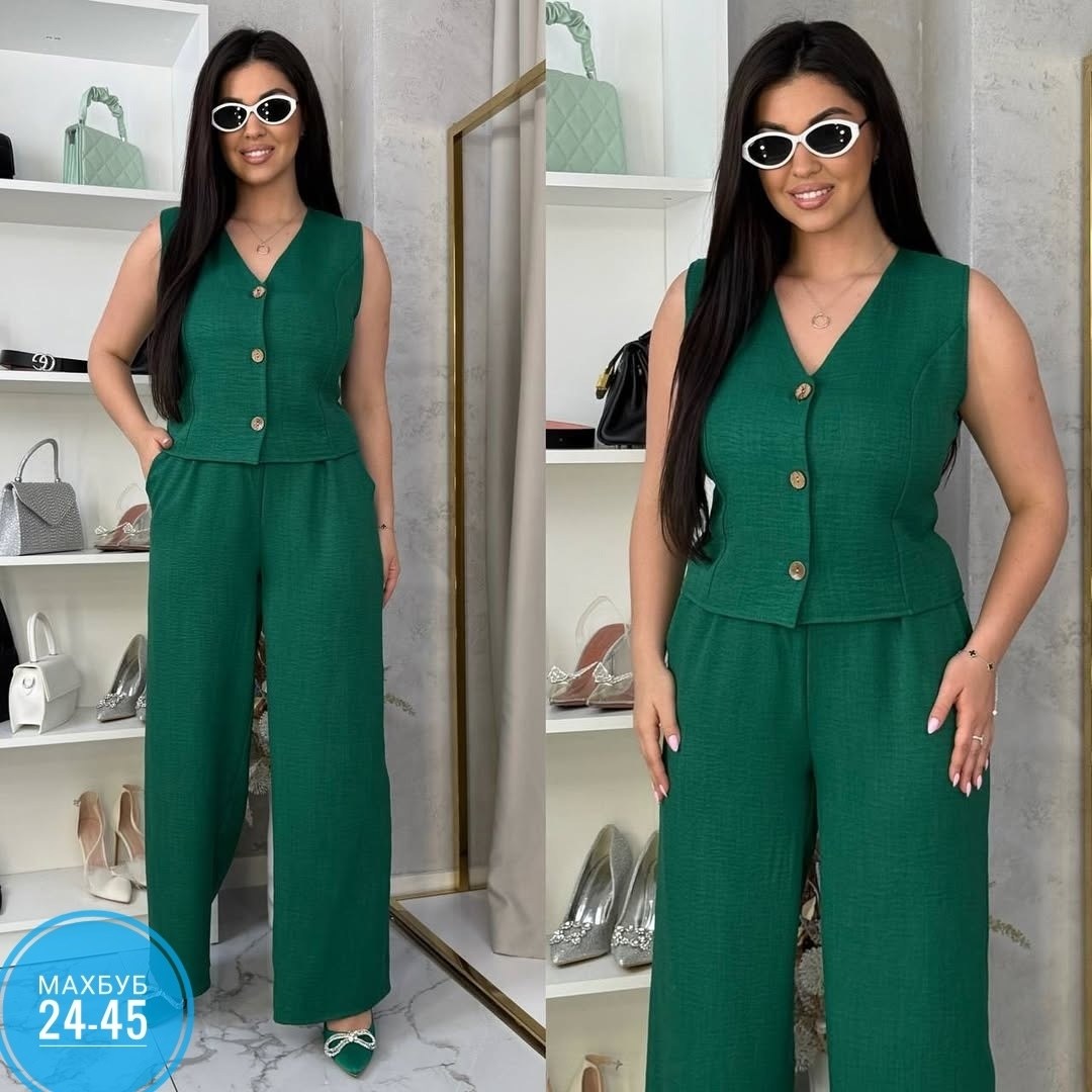 костюм женский брючный,брючный костюм,костюм двойка,костюм брюки палаццо и жилет,женский костюм