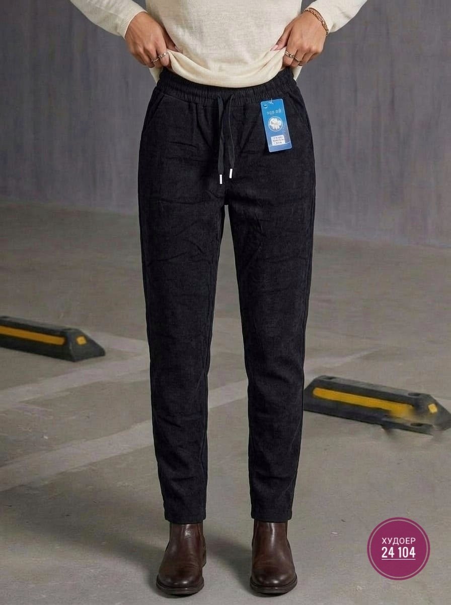 женские брюки 36697 (шоколад),брюки свободные,брюки 36697 (шоколад),женские брюки,штаны вельветовые