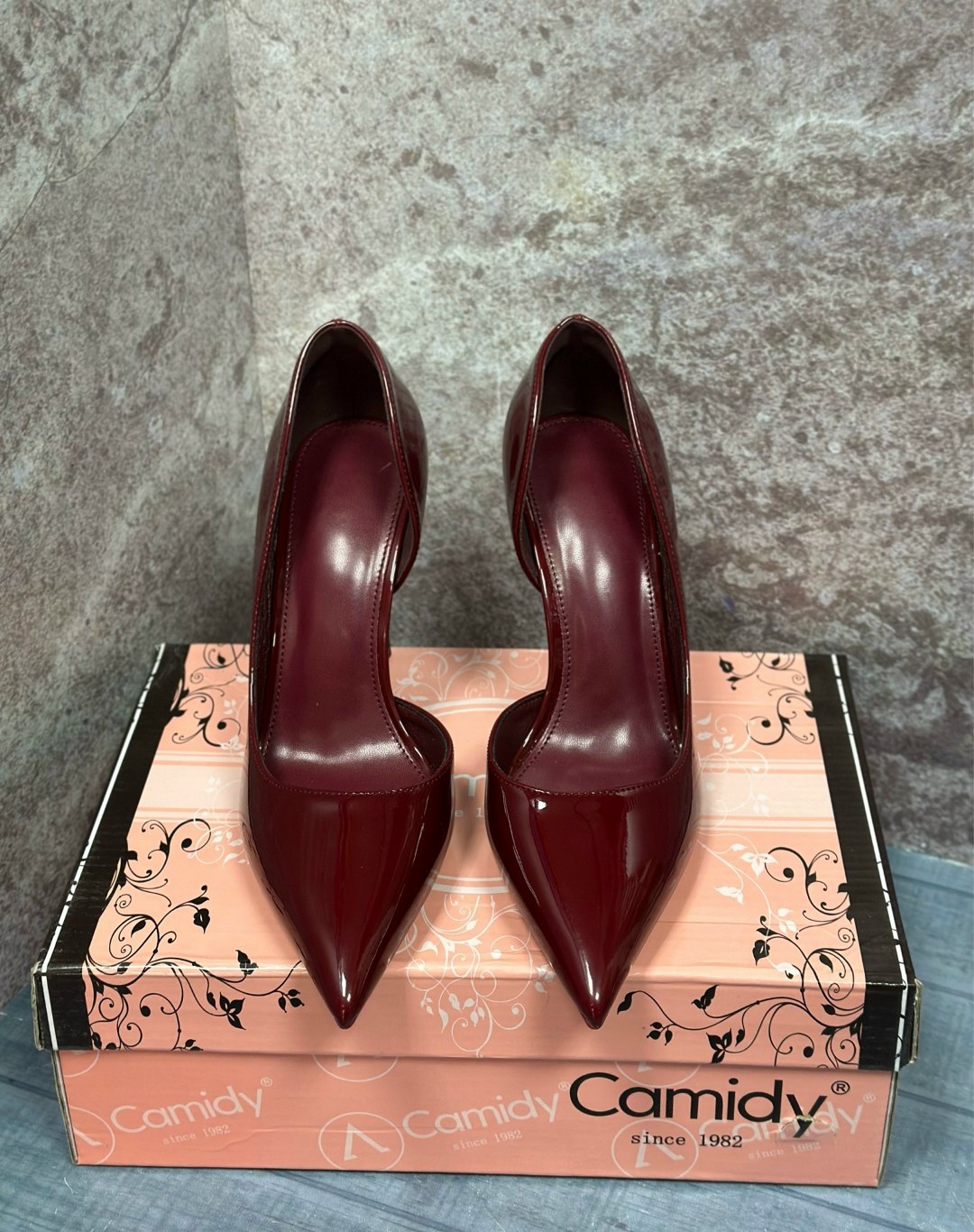 бордовые лакированные туфли лодочки,туфли,бордовые туфли,,женские туфли