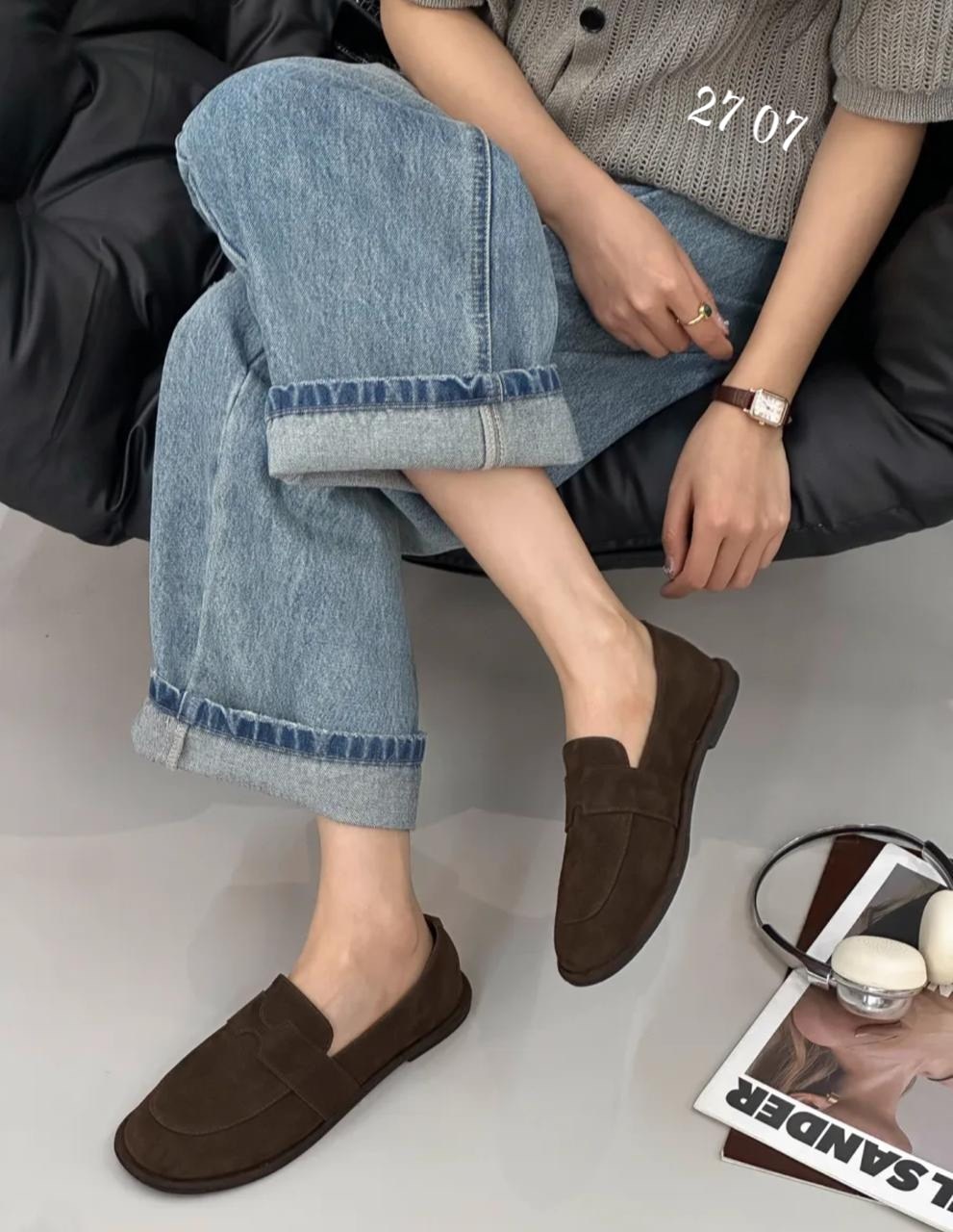 ,замшевые лоферы,женские замшевые лоферы,лоферы женские,коричневые лоферы