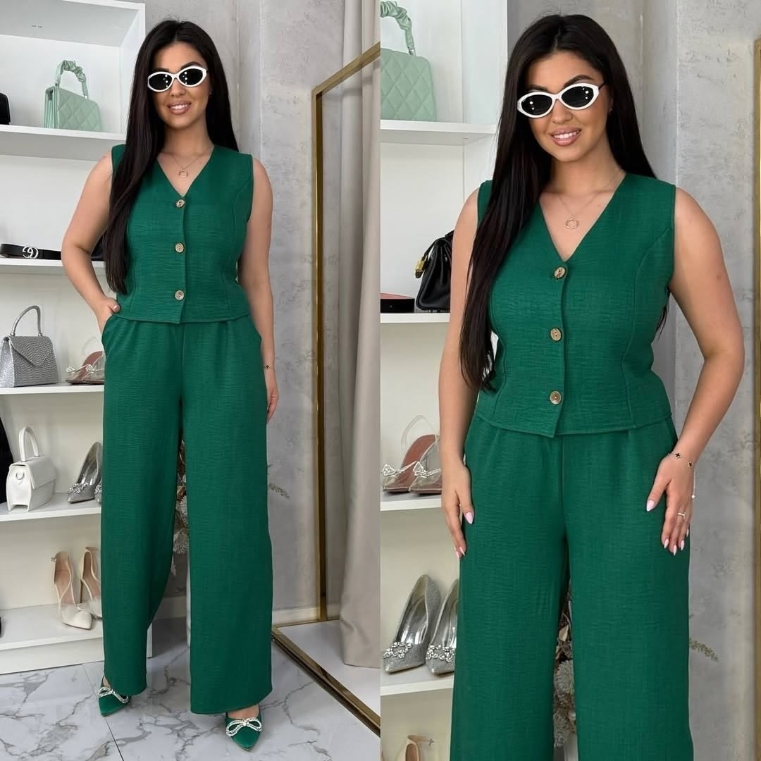 костюм брючный женский,костюм льняной летний брючный с жилетом и брюками паллацо by fiola,костюм двойка женская,брючный костюм,костюм льняной летний брючный с жилетом и брюками паллацо