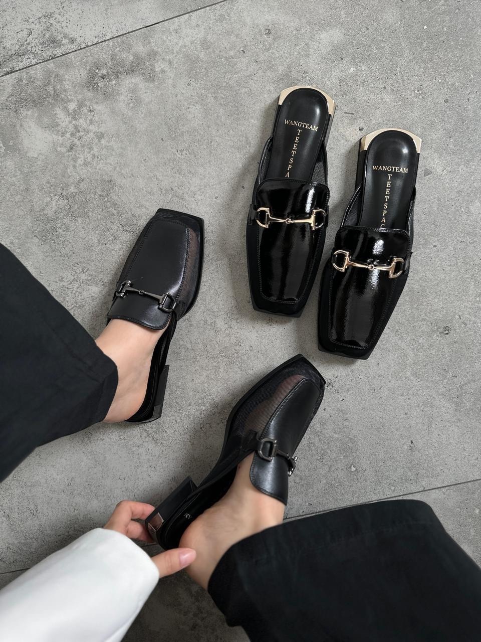 , женская,лоферы женские,лоферы гуччи с открытой пяткой,повседневная