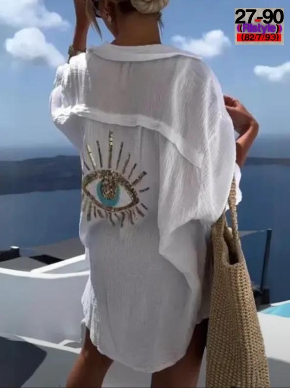 блузка с пайетками,платье рубашка с пайетками,рубашка с пайетками,блузка стильная,пляжная одежда