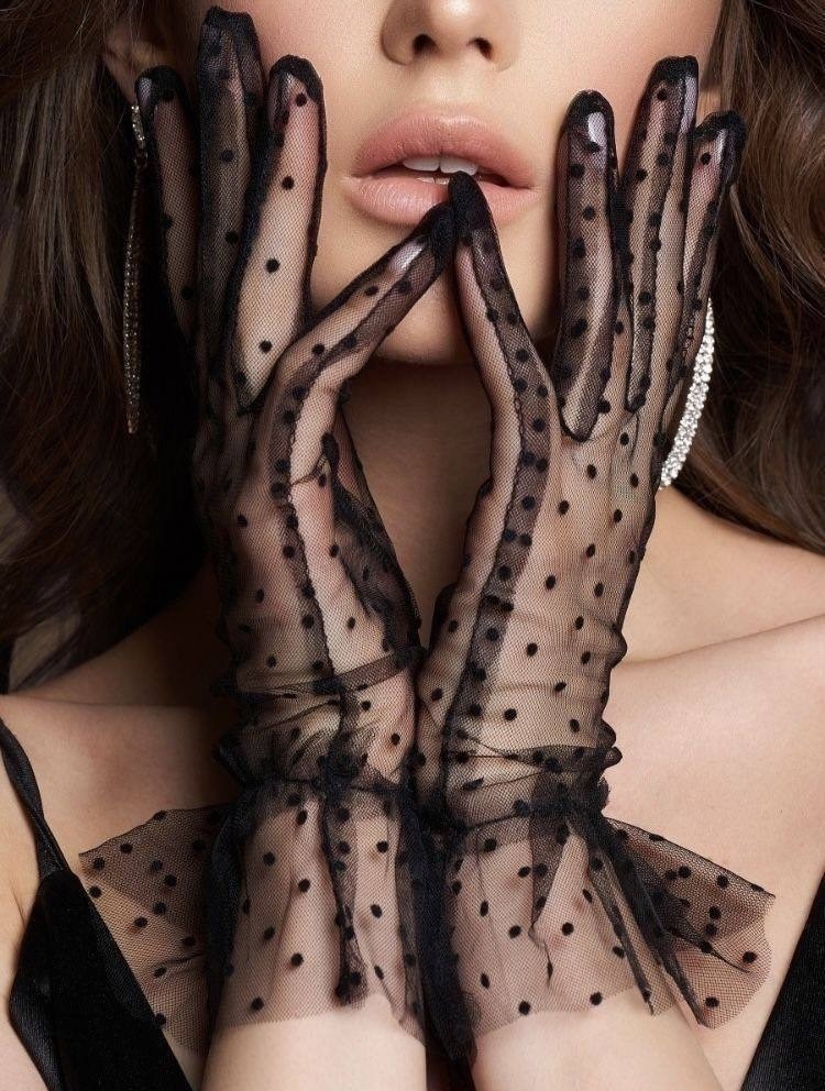 перчатки в сетку короткие прозрачные в горошек,перчатки женские кружевные,прозрачные перчатки,перчатки прозрачные в горох,кружевные перчатки