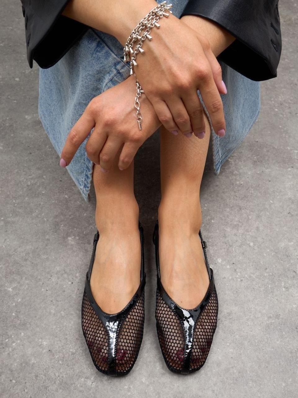 босоножки в сетку,женские босоножки,женская ,стильные туфли,балетки в сетку