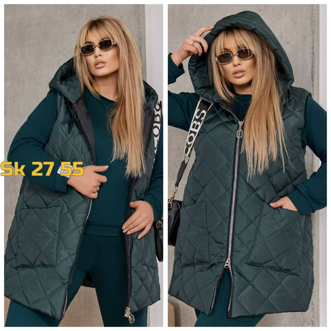 костюм женский тройка,демисезонная жилетка,жилетка на синтепоне,жилетка женская,костюм женский тройка арт: 339374