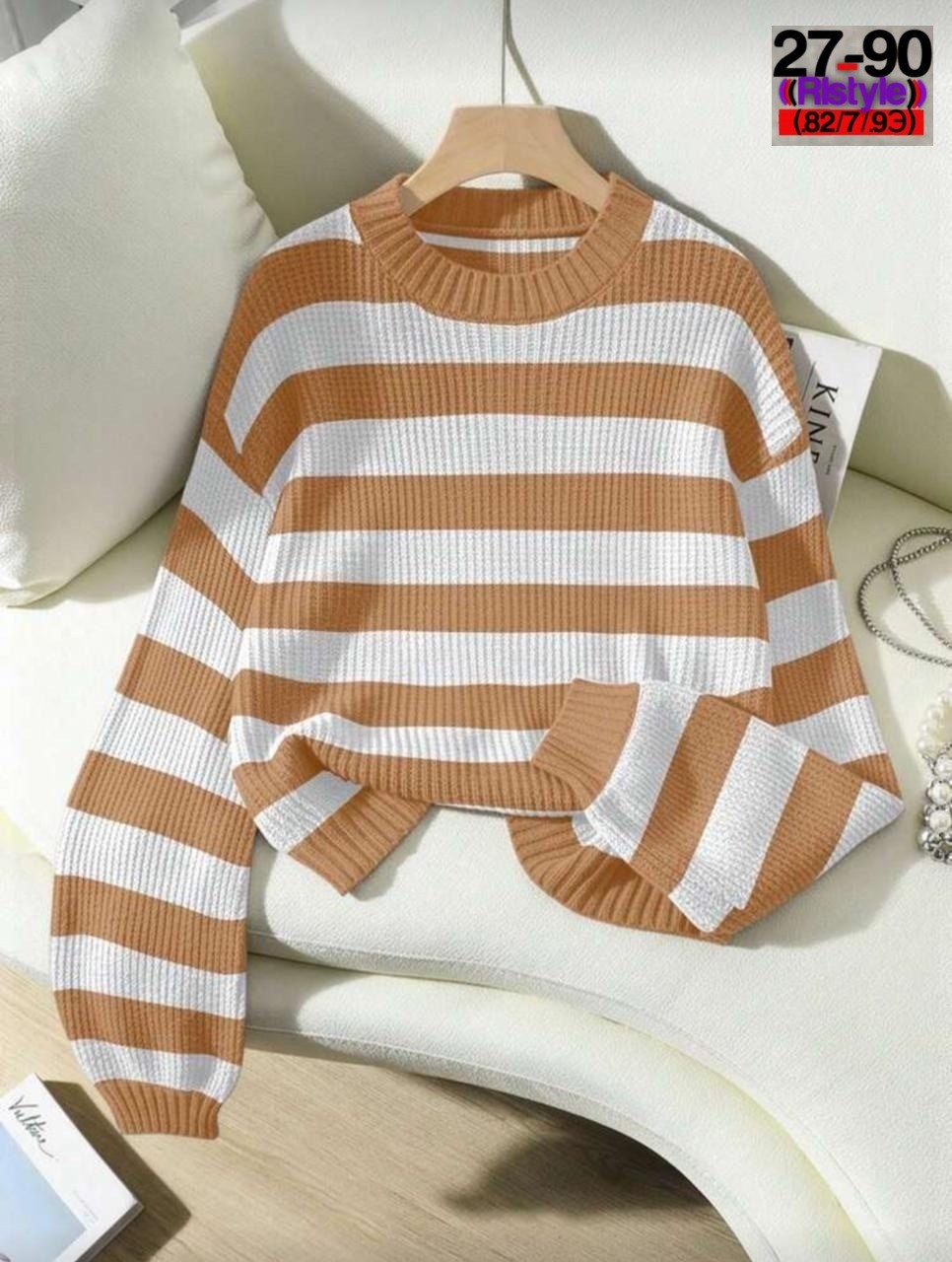 свитер в полоску,свитер женский в полоску,кофта свитер женский,женский трикотажный пуловер разноцветный свободный свитер в полоску,женский свитер