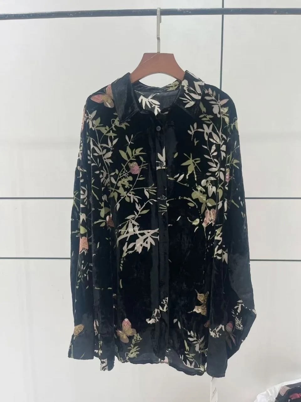 женская шифоновая блузка с воротником-поло,шифоновая рубашка,блузка из шифона,шифоновая блуза,шифоновая блузка