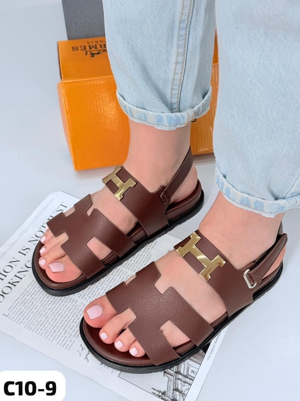,женские сандалии,сандалии hermes,сандалии,шлепанцы женские