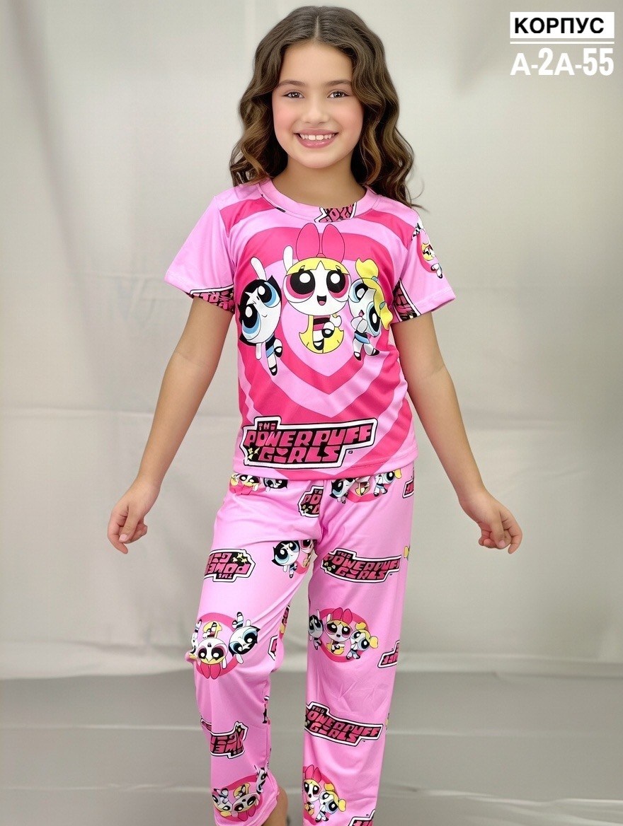 пижама для девочек,комплект одежды девочке,комплект для девочки trp4137,костюм для девочек,комплект пижама
