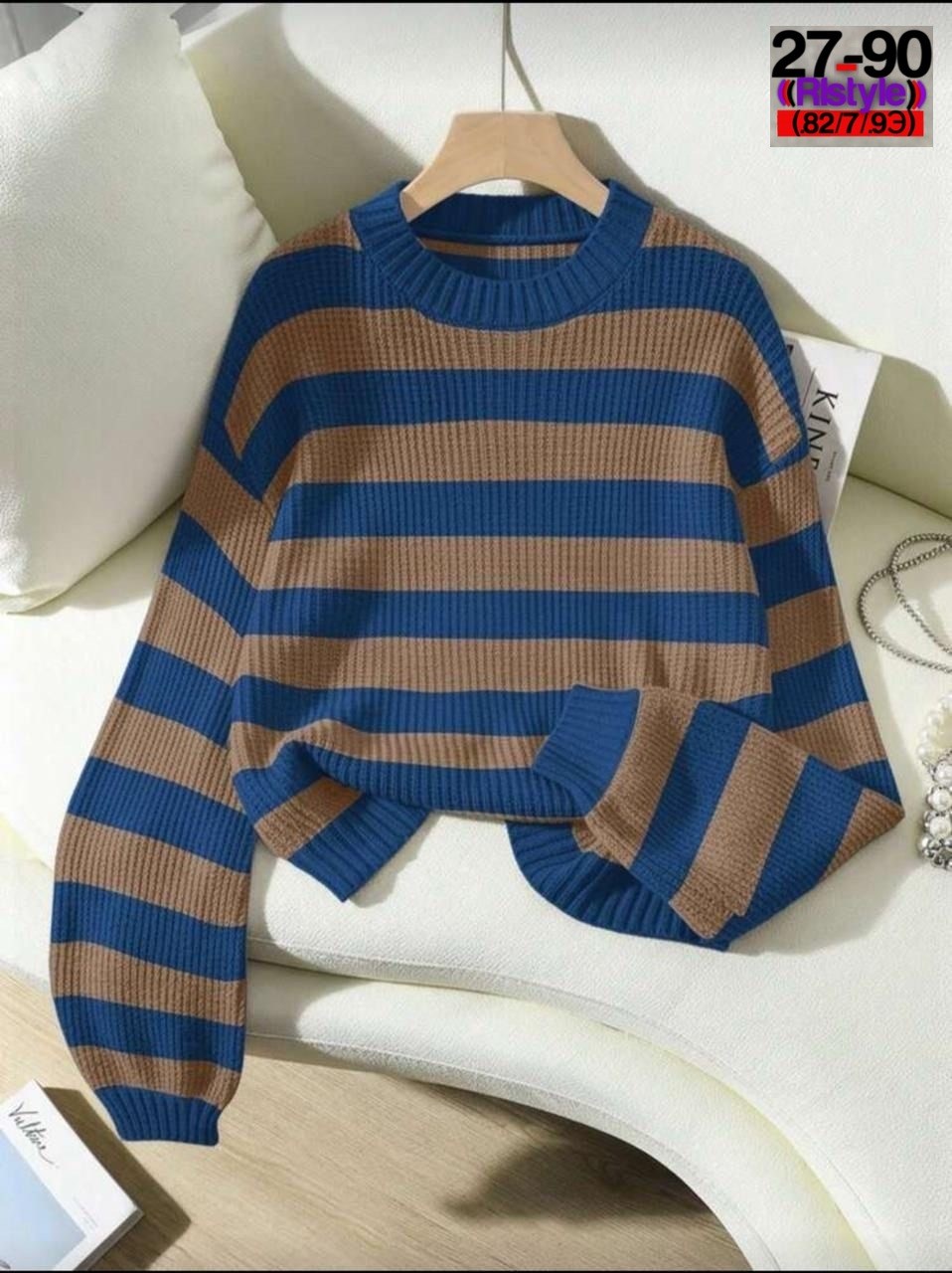 свитер в полоску,свитер женский в полоску,кофта свитер женский,женский трикотажный пуловер разноцветный свободный свитер в полоску,женский свитер