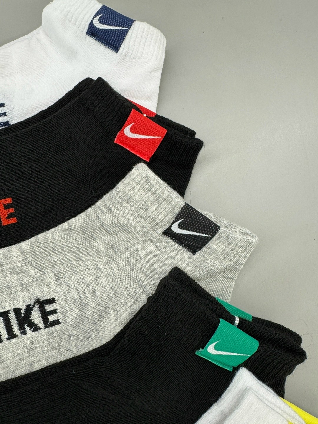 носки средние хлопковые набор 5 пар nike,комплект носков nike,носки короткие спортивные набор,носки мужские 10 пар nike,носки короткие спортивные набор 10 пар