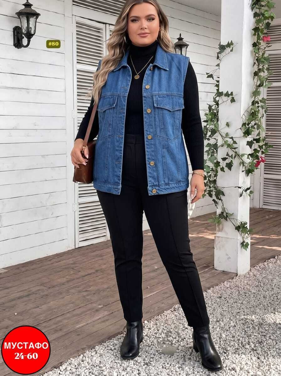 женский джинсовый жилет большого размера,женский джинсовый жилет,жилет для полных,жилетка джинсовая,жилет женский большие размеры