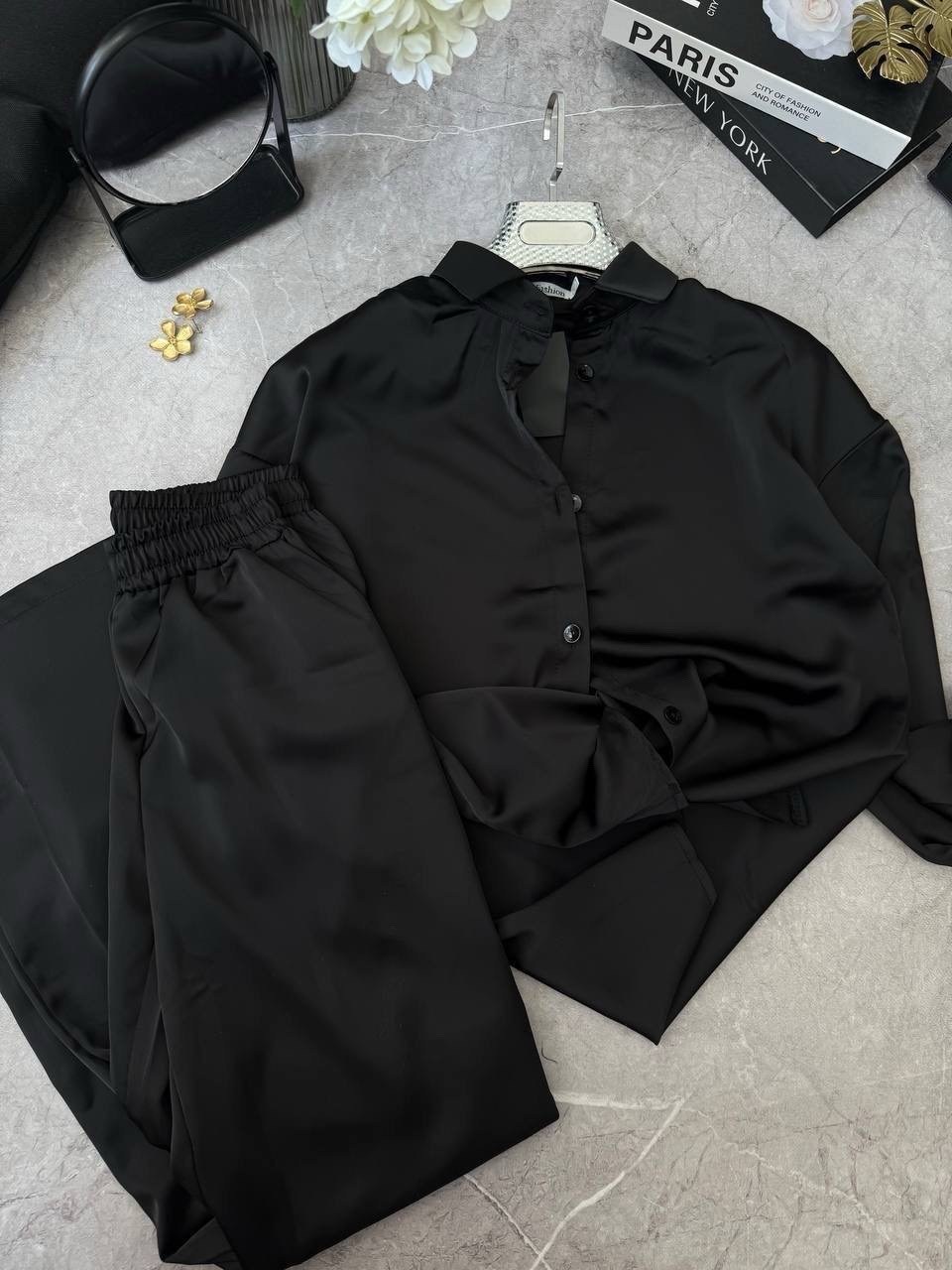 белые костюмы,белый брючный костюм,комплект костюм,шелковый костюм,рубашка женская