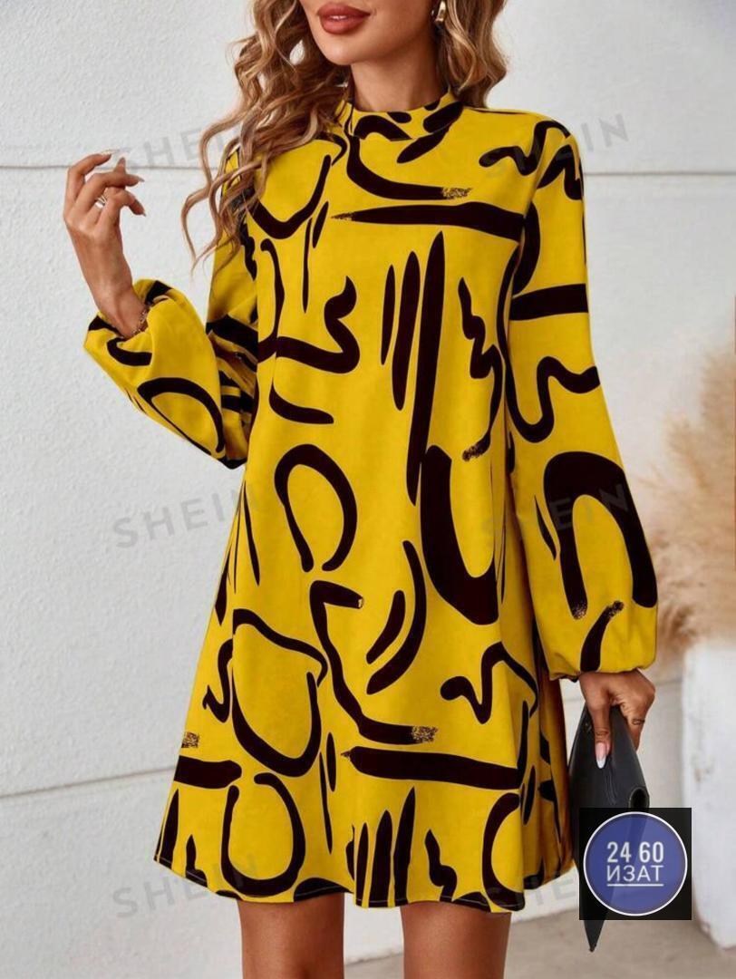 платье женской,модное платье,платье туника,платье желтый,для девочек платья