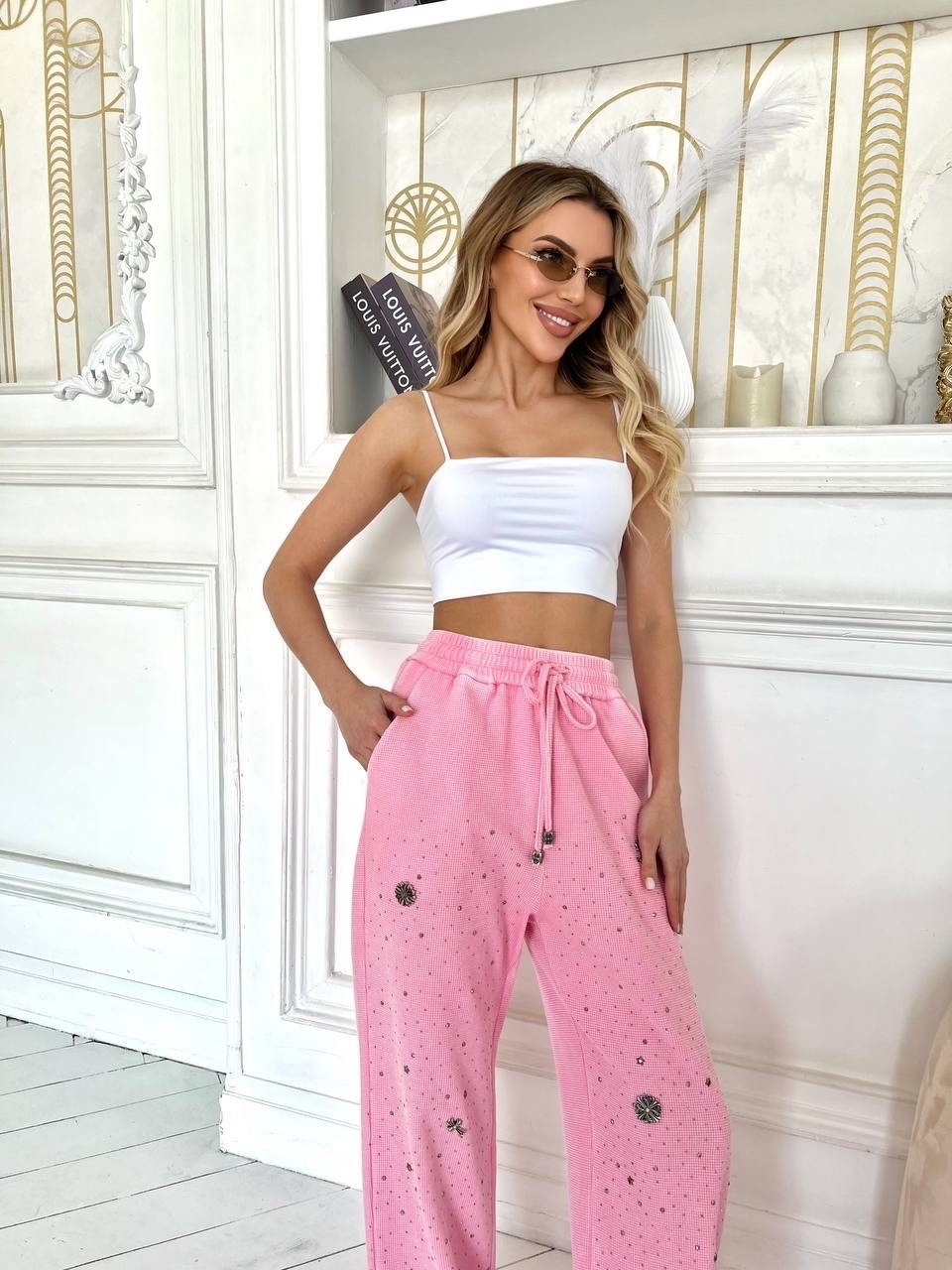 модные брюки,брюки женские,штаны розовые,розовые брюки,трикотажные брюки