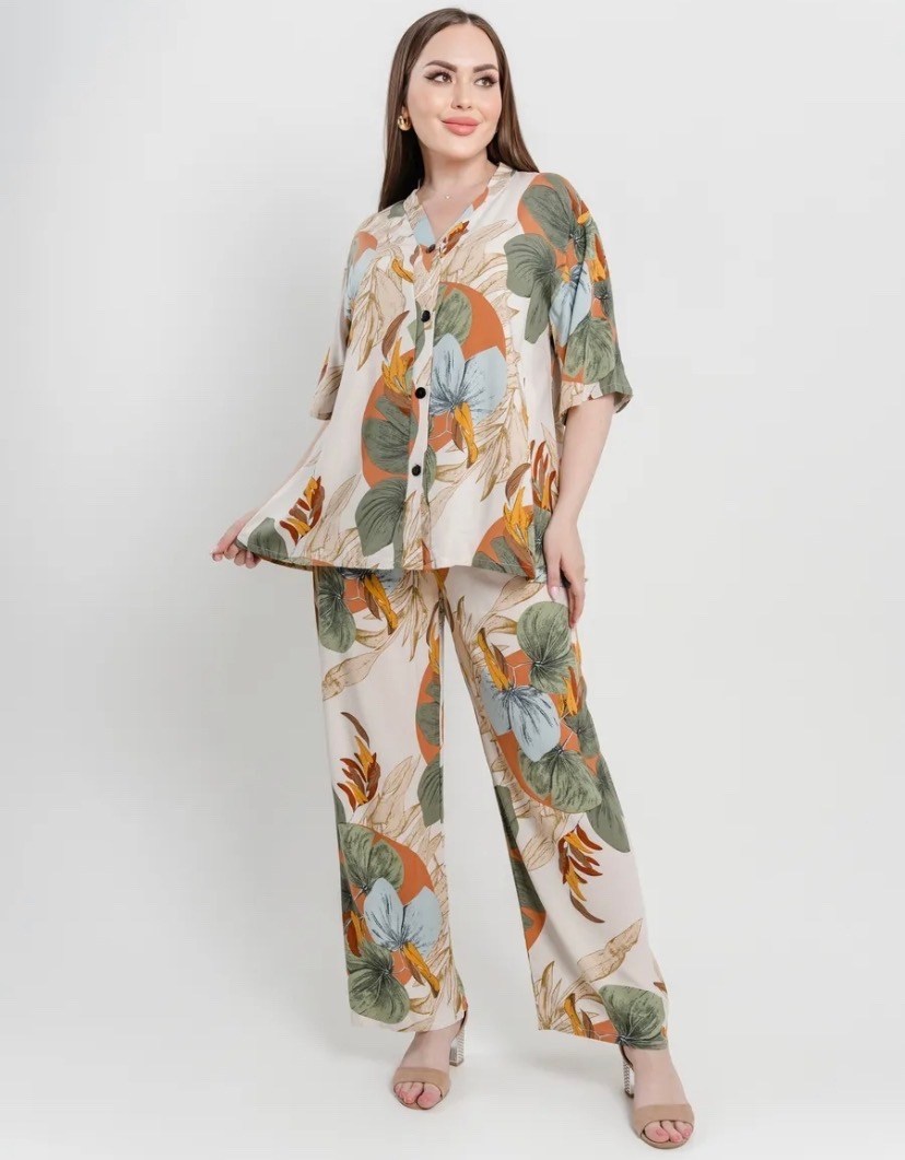 пижама домашний костюм со штанами stylebloom 176572412,костюм с брюками,летние костюмы,брючный комплект,летний брючный костюм женский