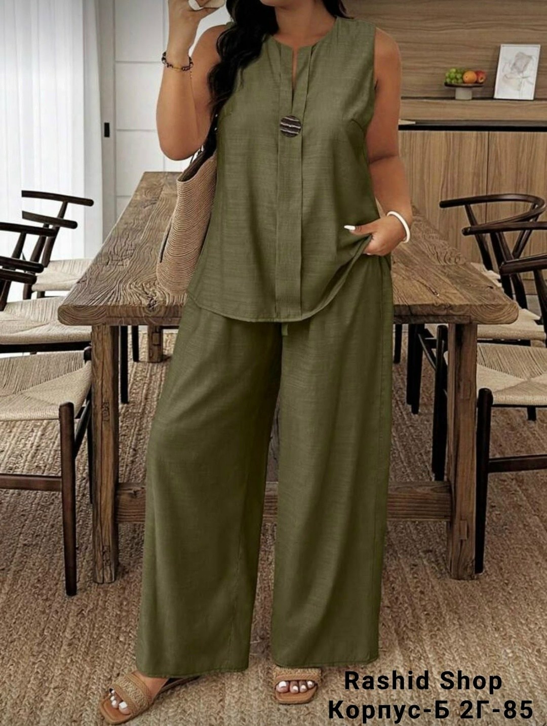 костюм летний женский топ с брюками liwaxa,костюм с брюками,летний брючный костюм,женский костюм с брюками,женские брючные костюмы