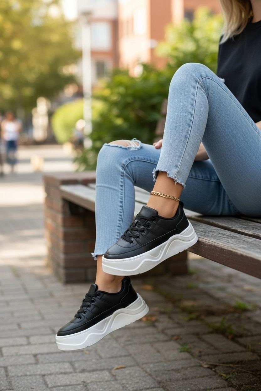 ,кроссовки женскиe,кроссовки на высокой подошве, спортивная, женская