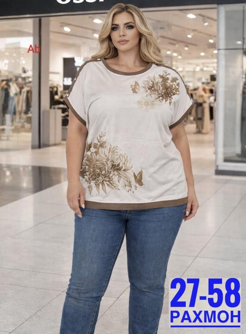 женская футболка больших размеров,женская футболка,футболки большие размеры,элегантная женская футболка,блуза