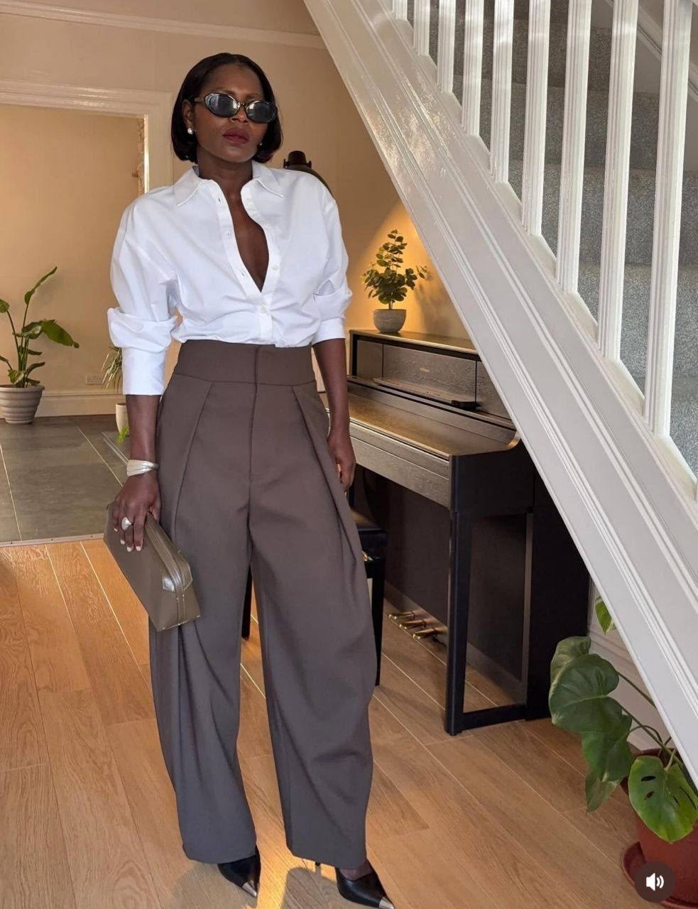 широкие брюки,брюки с широкими штанинами,модные наряды,женские брюки с широкими штанинами enjoyce