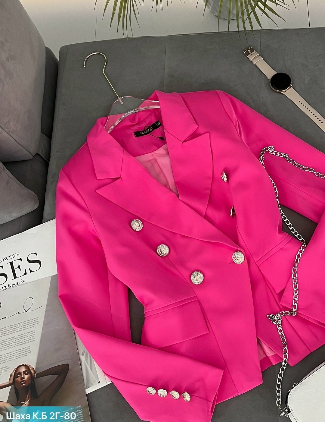 пиджак бальман малиновый,пиджак розовый,пиджак женский,малиновый женский пиджак,двубортный пиджак женский приталенный