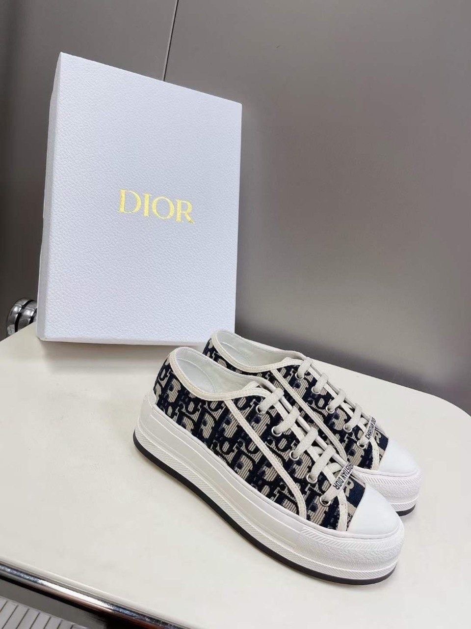 кеды диор женские,кеды dior женские,кеды диор,кеды женские dior walk'n'dior,dior женские кеды на платформе walk'n' - grey / white