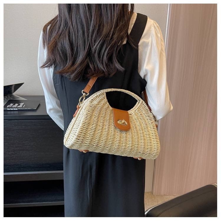 женская соломенная сумка,сумка лето 2026 широкая соломенная,соломенная сумка,сумки плетеная,ручная плетеная сумка