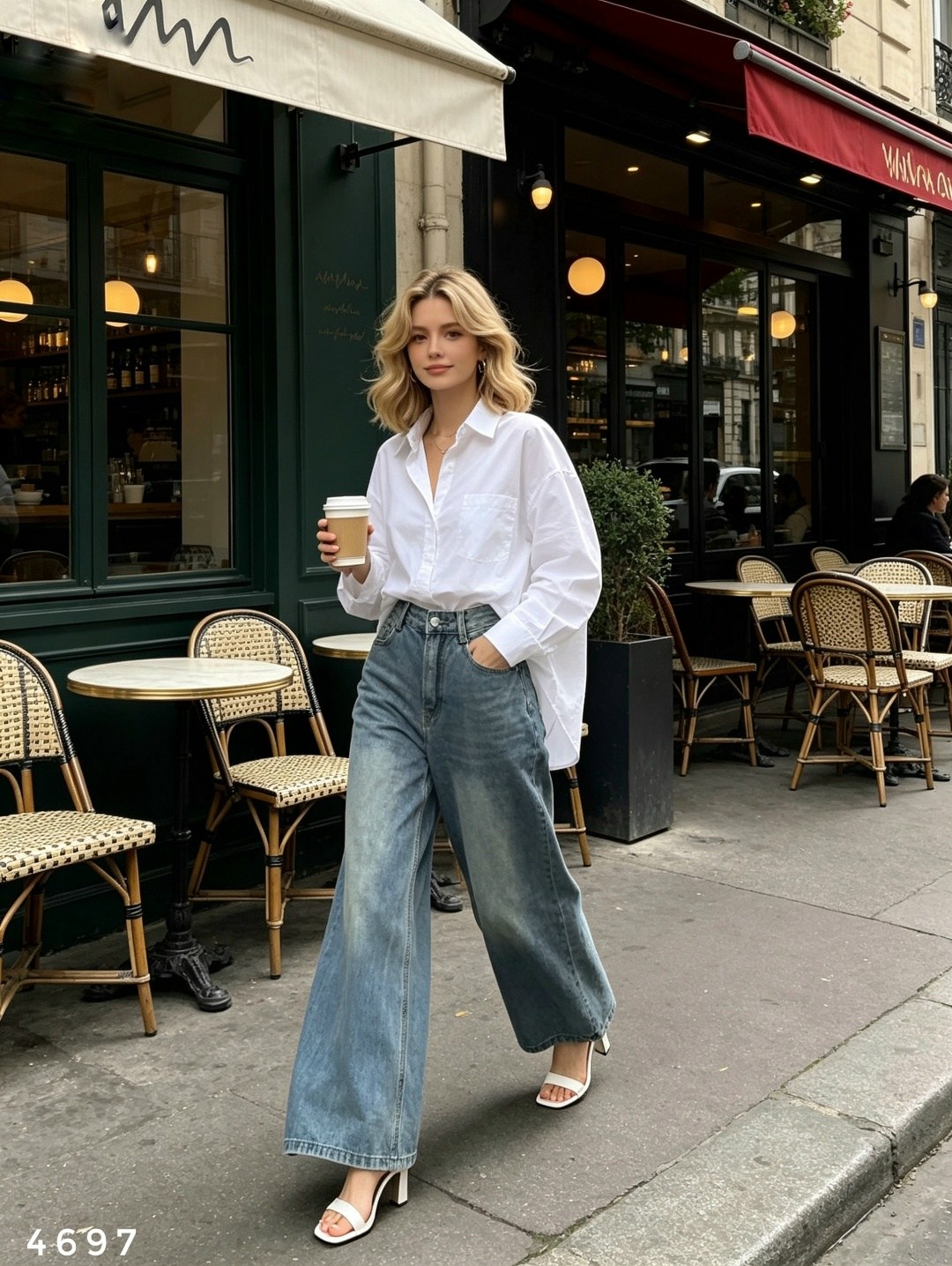 широкие джинсы,образ с джинсами палаццо,джинсы клеш с рубашкой,стиль одежды,широкие джинсы с рубашкой
