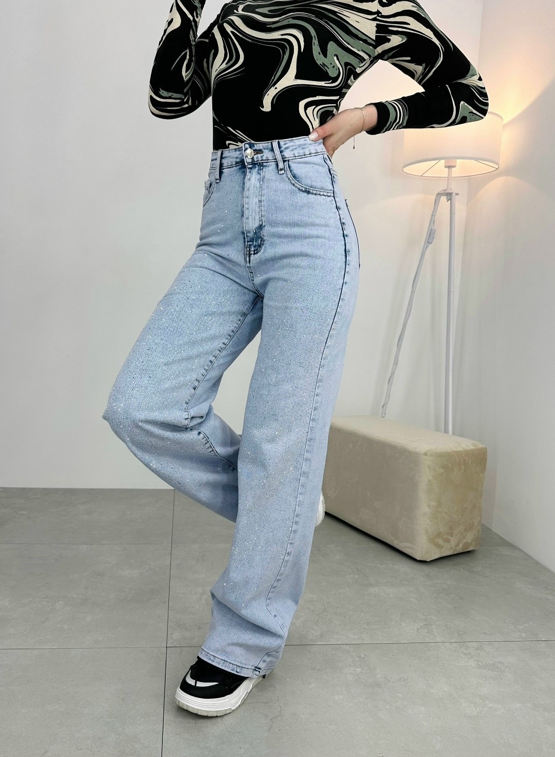 джинсы широкие с высокой посадкой vailo,женские джинсы,джинсы широкие с высокой посадкой kenchin,джинсы широкие с высокой посадкой kenchin 365382404,джинсы широкие