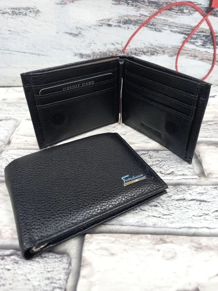 компактный кошелек мужской,кошелек мужской из натуральной коже,кошелек мужской,портмоне мужской,кошелек мужской из натуральной кожи с зажимом