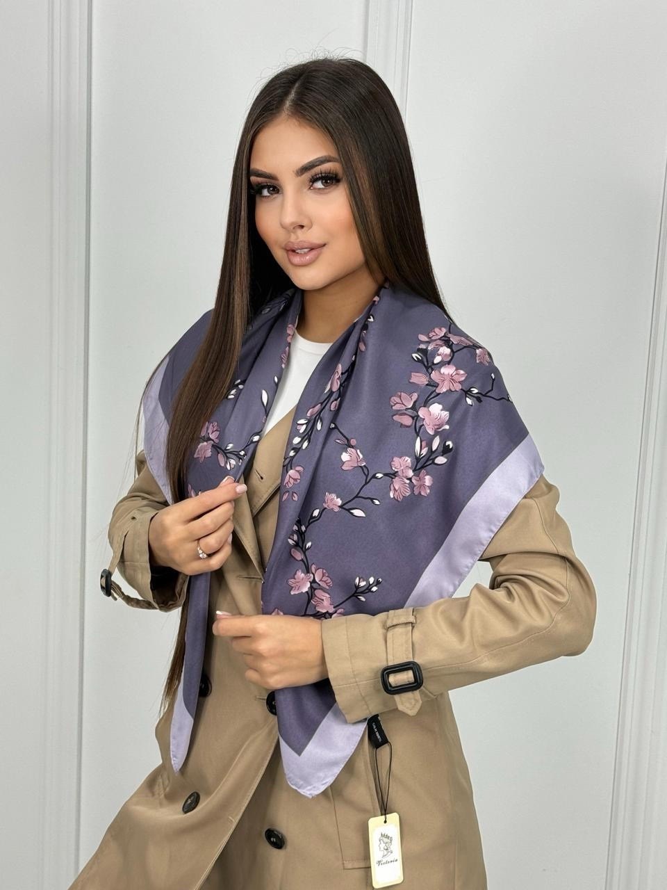шелковый женский платок,шелковый платок универсальный,шелковый платок,новинки платок,платки женские