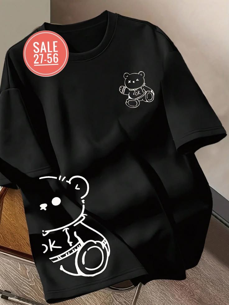 базовая футболка,футболка филип плейн с мишкой,футболки женская,футболки модные,футболка с рисунком